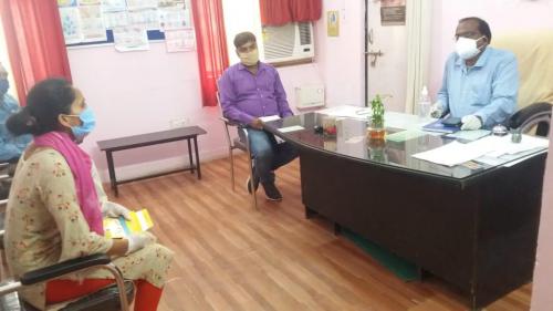 Meeting with Dr. Sanjeev Verma, MOIC, Masauli